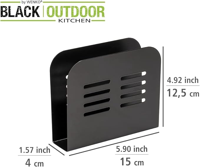 NAPKIN HOLDER "BACO" BLACK
