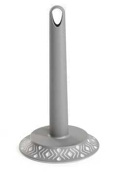 KITCHEN ROLL HOLDER D.17 H.30 GREY