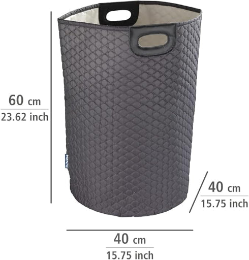 LAUNDRY BIN "WABO" GREY