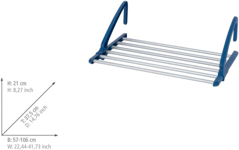 ALUM.TELESCOPIC BALCONY CLOTH DRYER