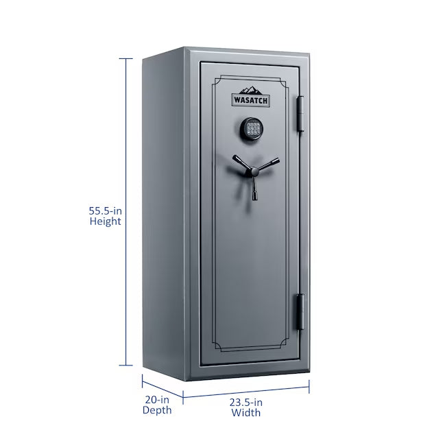 Wasatch 24 -Gun Fireproof Waterproof Electronic/Keypad Lock Gun safe