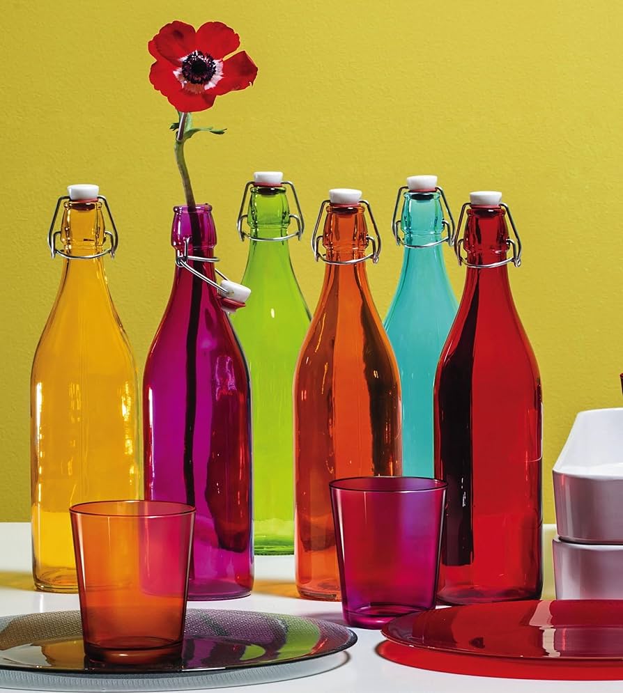 Bormioli Colored Swing Bottle 1L