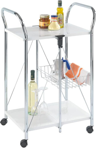 KITCHEN TROLLEY SUNNY WHITE