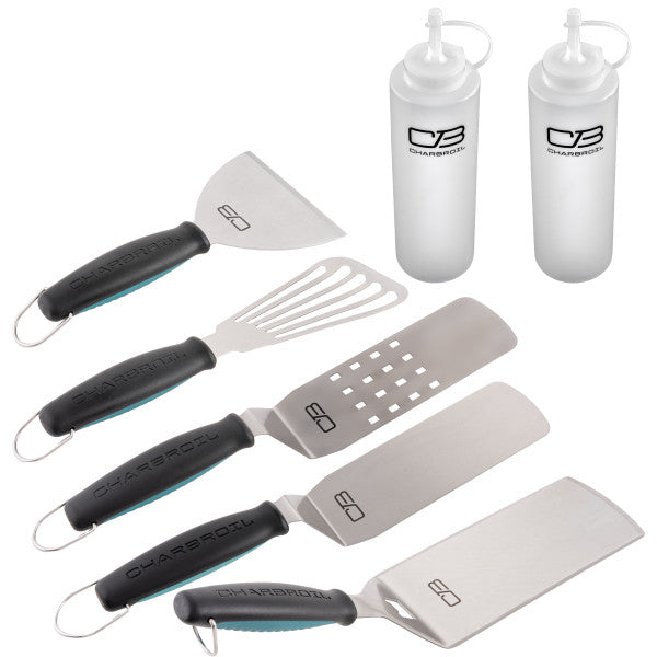 CharBroil Comfort Grip Griddle 7-Piece Tool Set