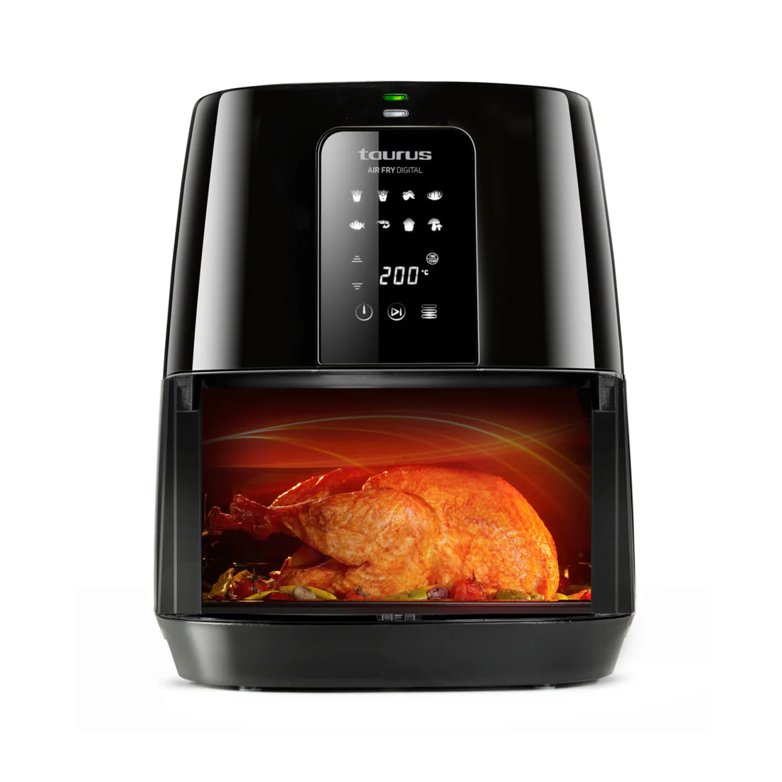TAURUS AIR FRYER DIGITAL 3.5L TOUCH SCREEN BLACK