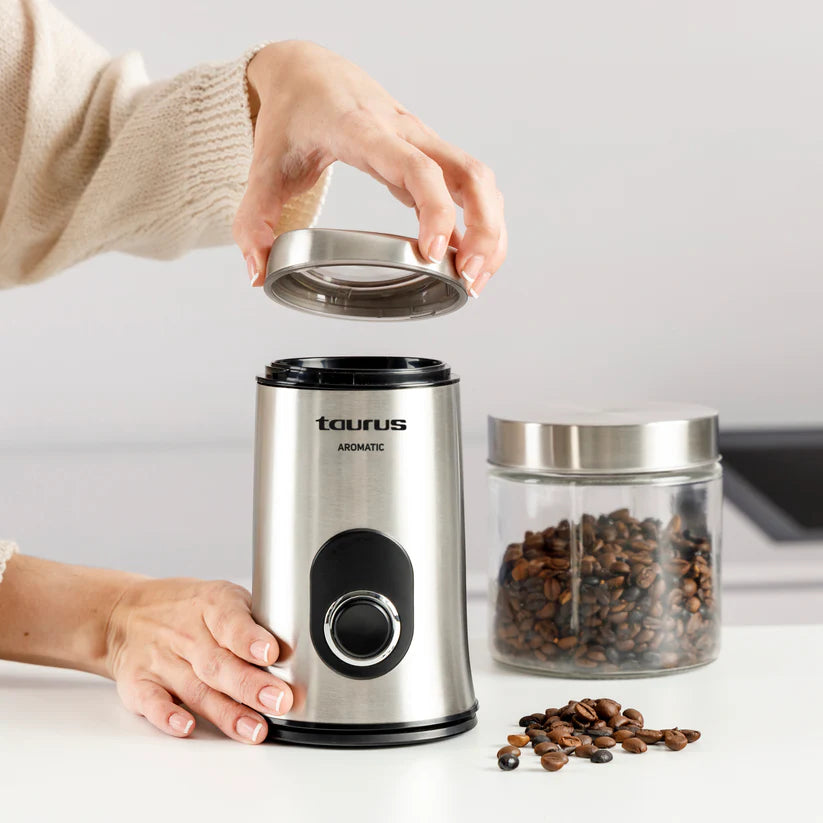 TAURUS COFFEE GRINDER 50G 150W STAINLESS STEEL