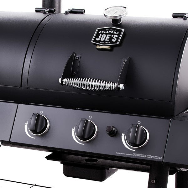 CharBroil Oklahoma Joe's Longhorn Combo Charcoal/Gas Smoker & Grill - Home & Beyond