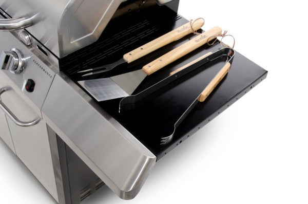 CharBroil Stainless Steel Hardwood Tongs 4385326 - Home & Beyond