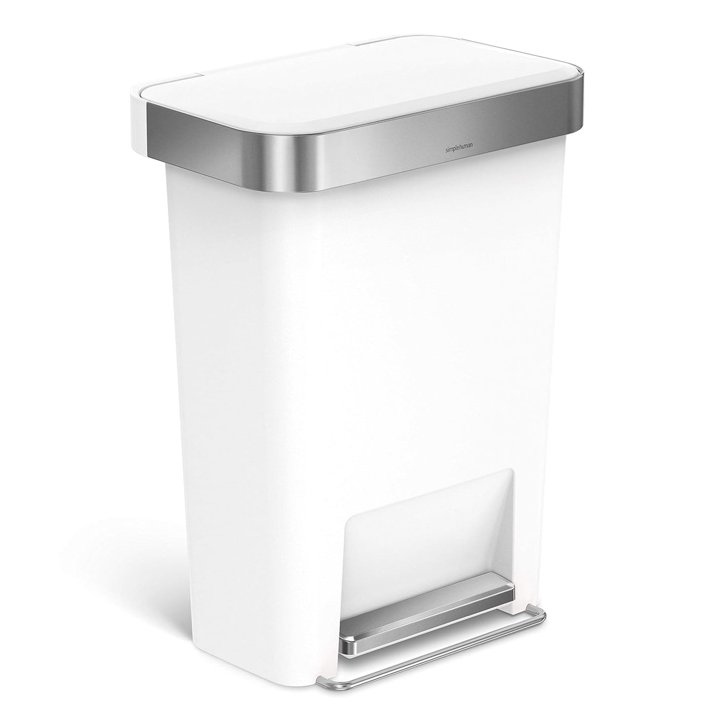 Simplehuman 45L Rectangular Pedal Bin with Liner Pocket