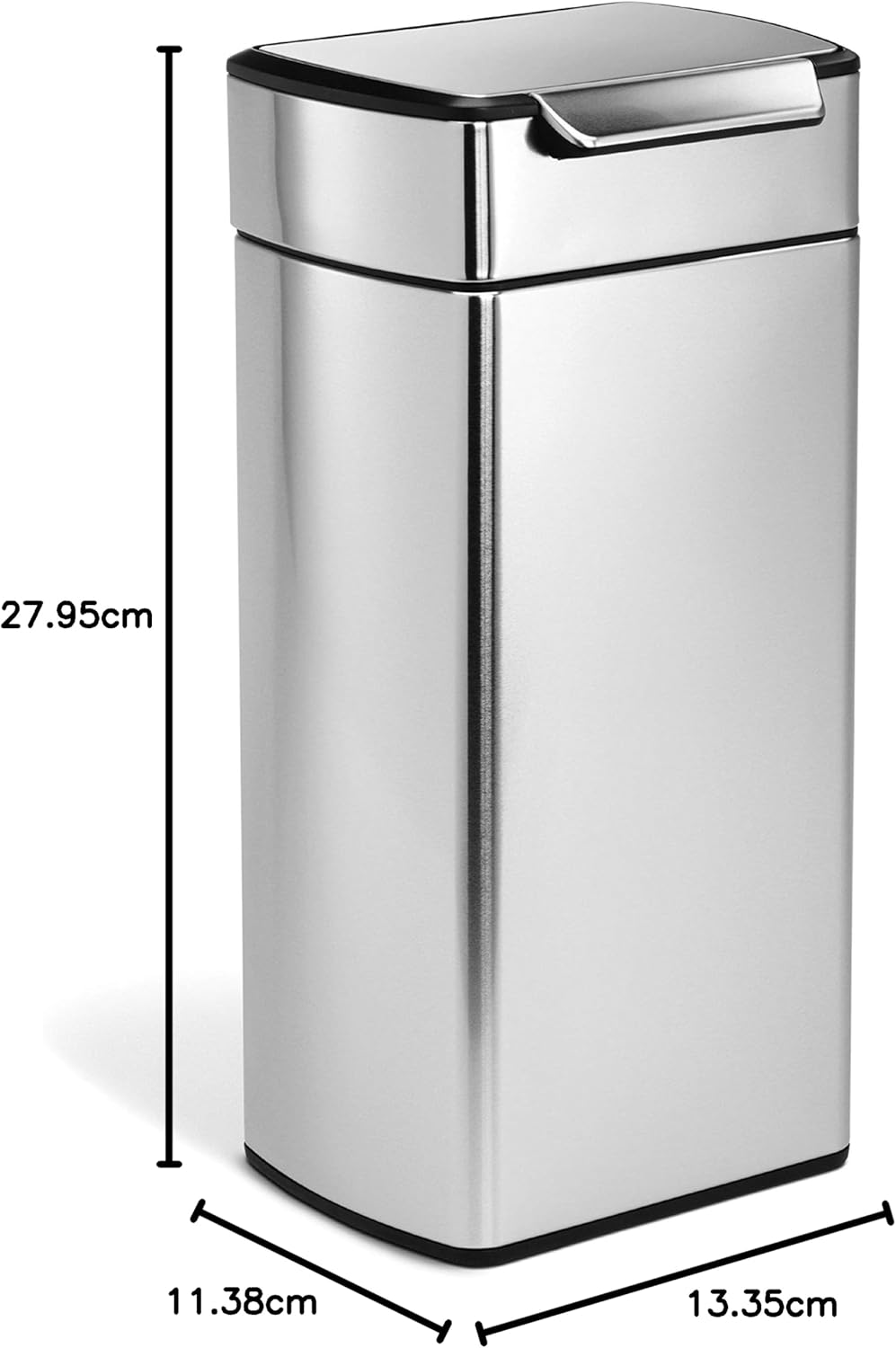 Simplehuman 30L Rectangular Touch-Bar Kitchen Bin