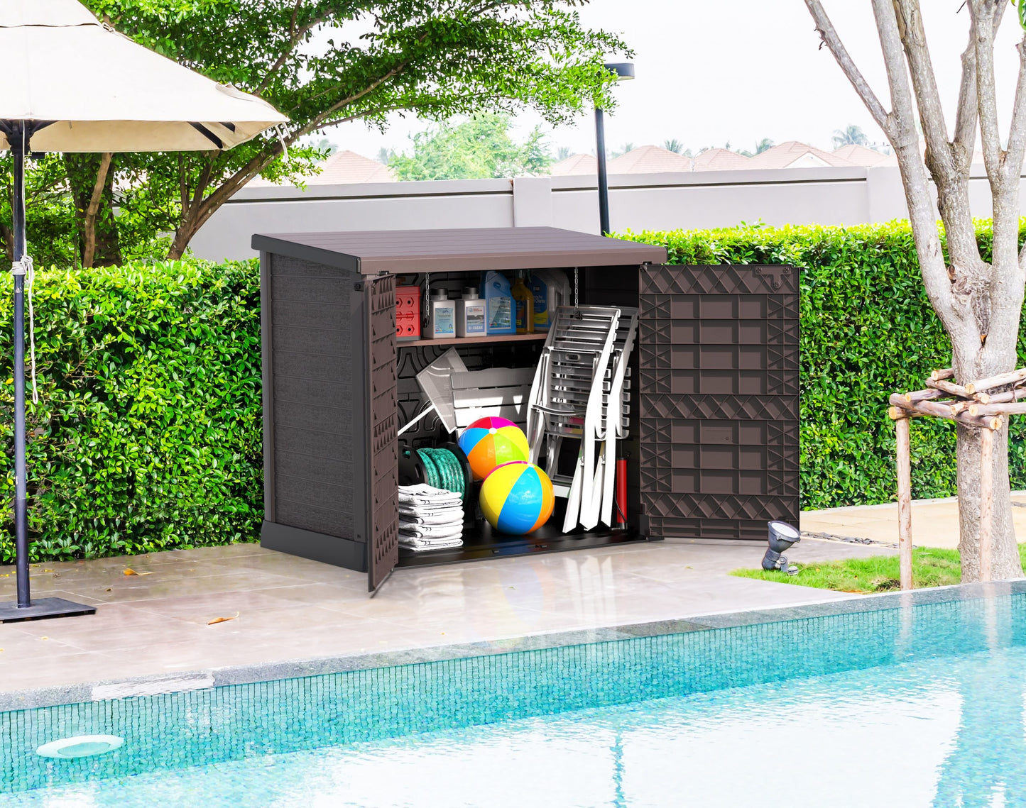DURABOX STOREAWAY SHED 1200L FLAT LID