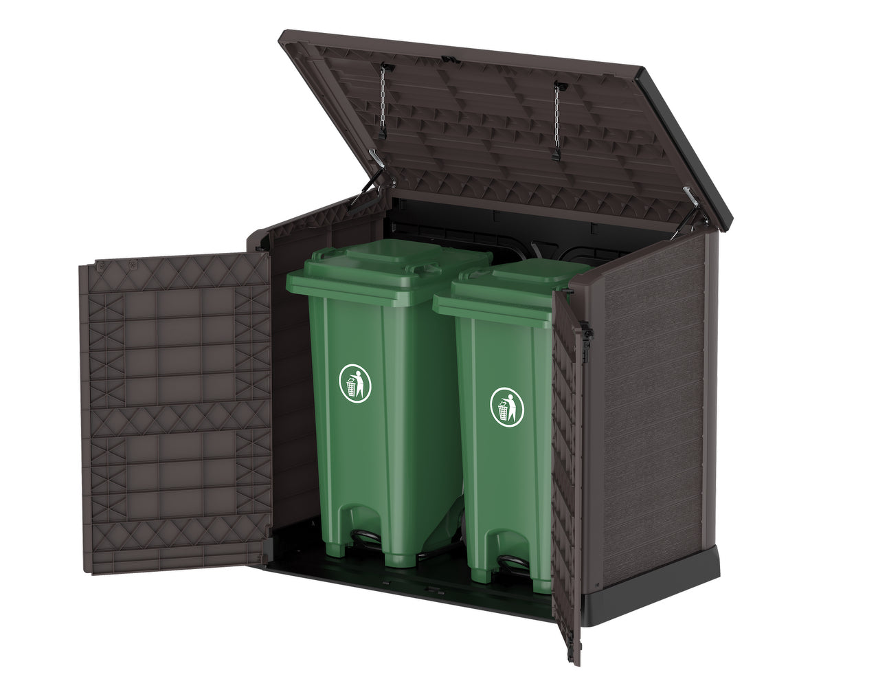 DURABOX STOREAWAY SHED 1200L FLAT LID