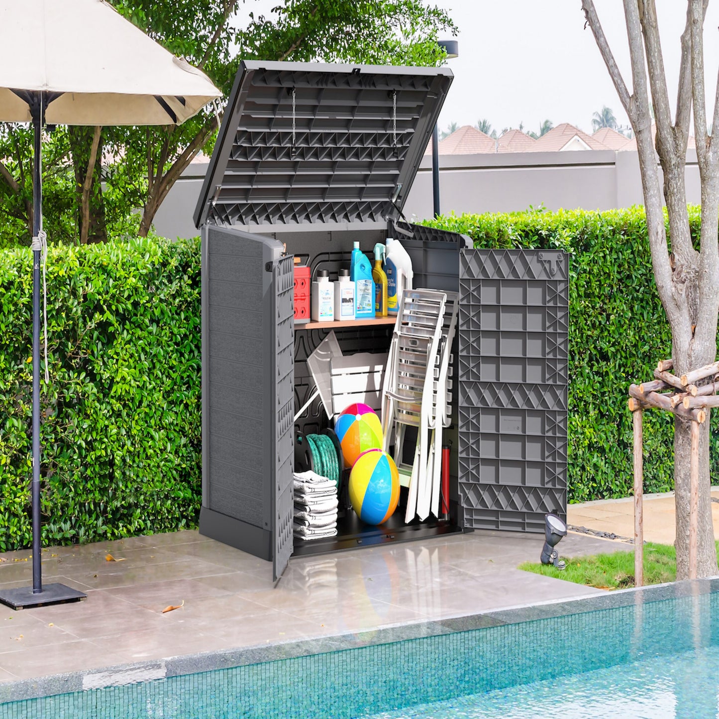 DURABOX STOREAWAY SHED 1200L FLAT LID
