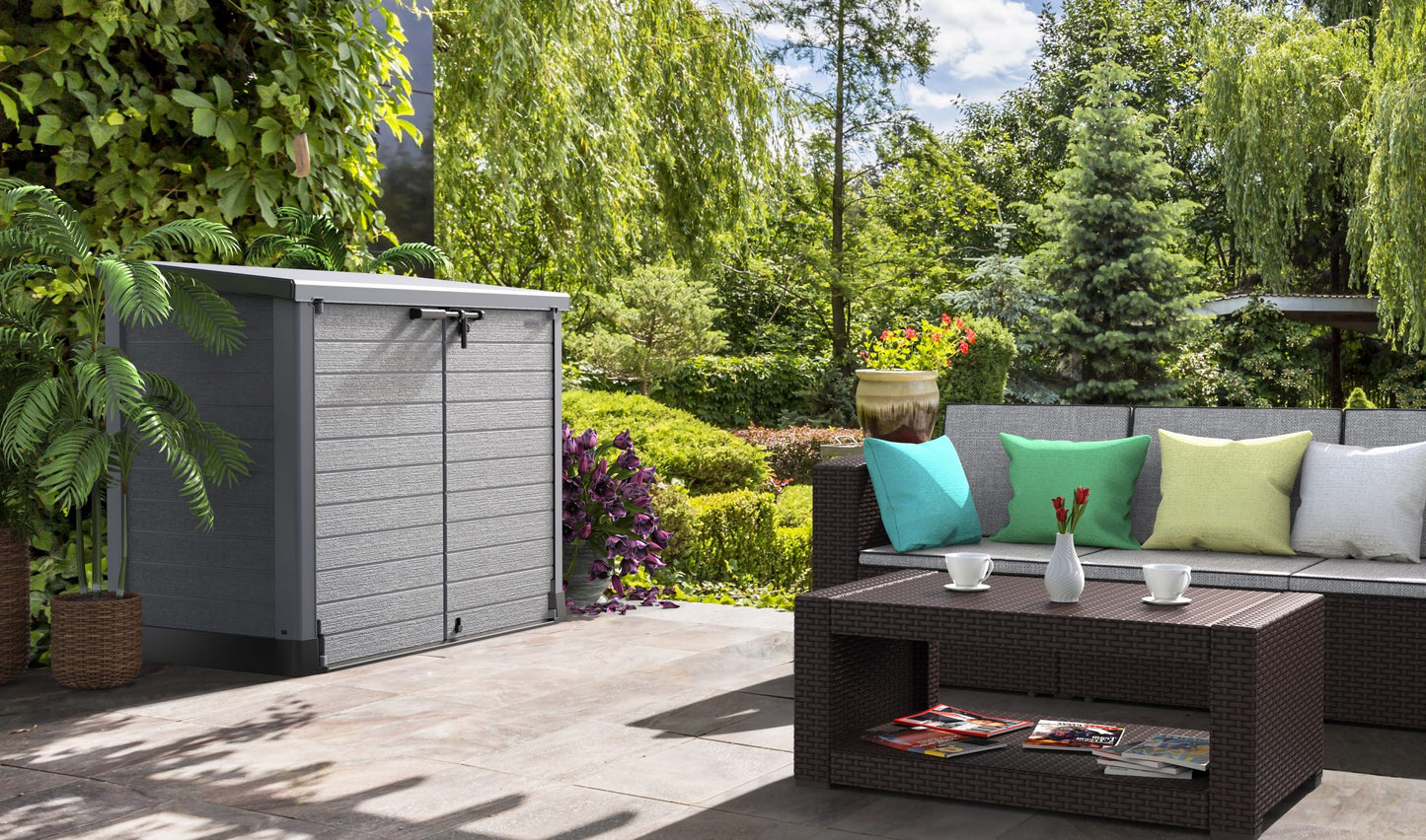 DURABOX STOREAWAY SHED 1200L FLAT LID