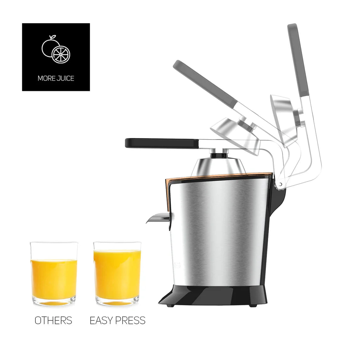 TAURUS JUICER 1000W 650ML STAINLESS STEEL