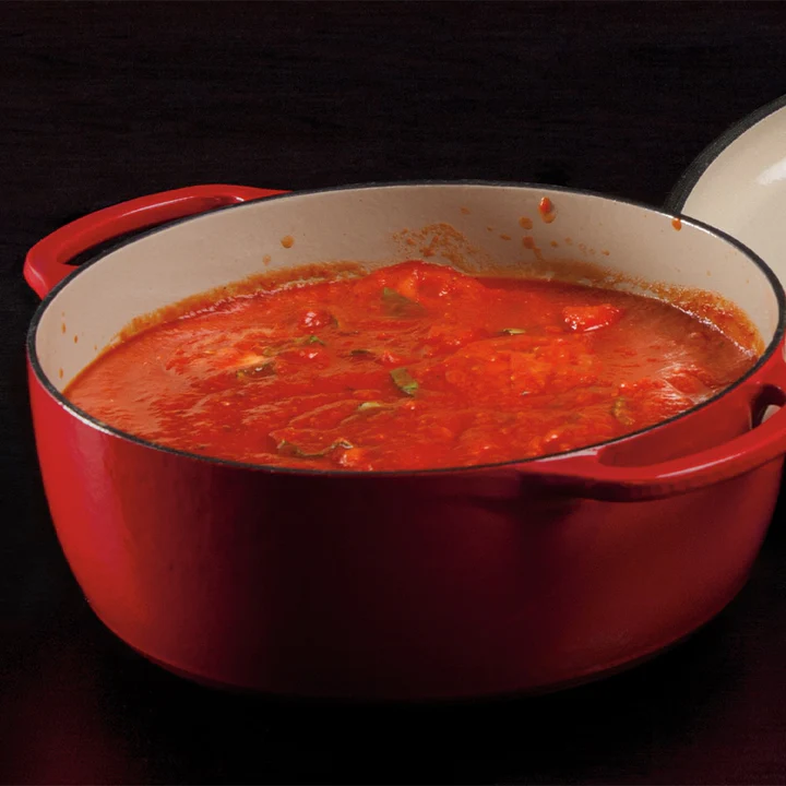 LODGE 7.38Lt Red Enameled Cast Iron Dutch Oven - EC7D43