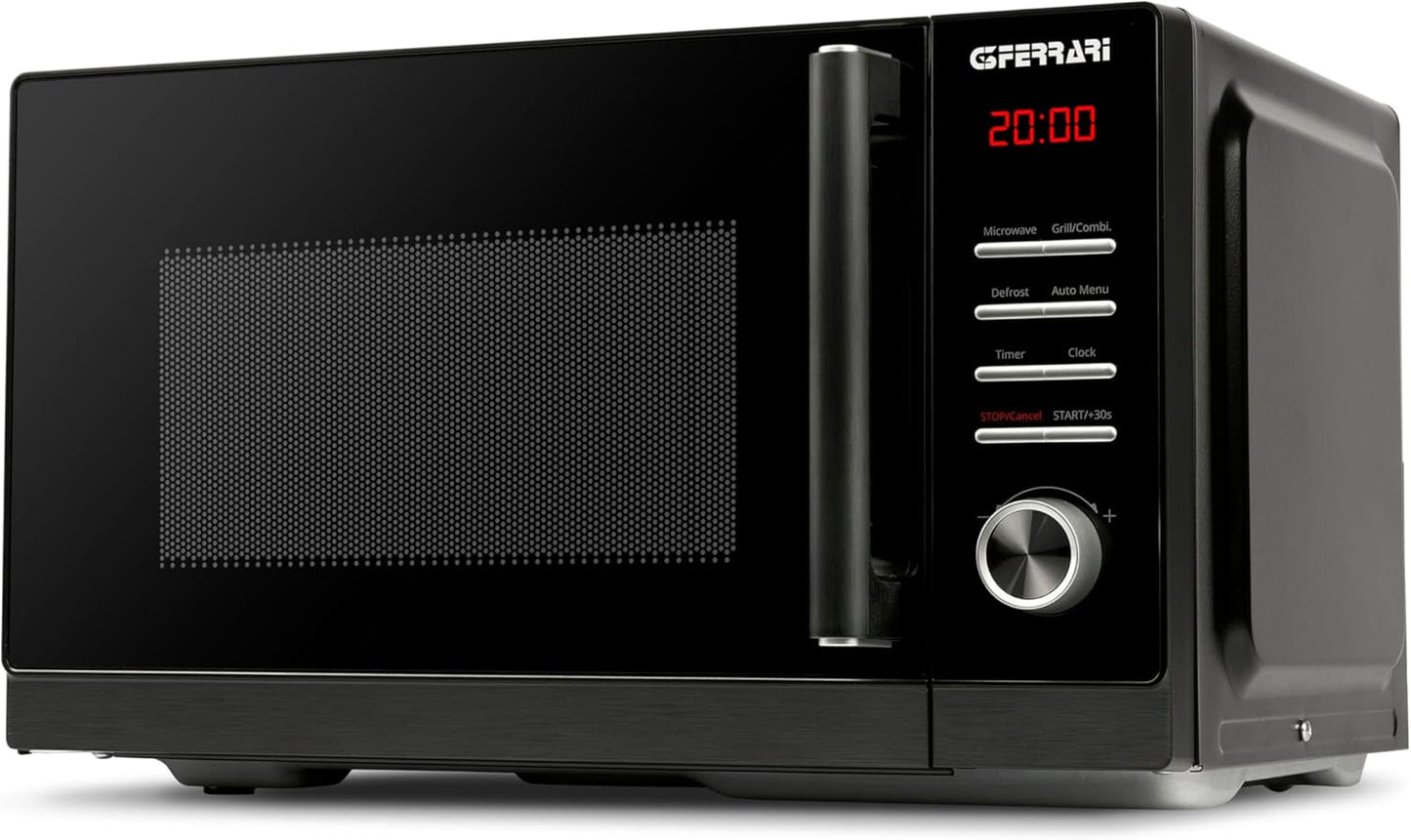 G3Ferrari SaporMio 25L" Combination Microwave 800 W Grill 1000 W LED Display Timer Black