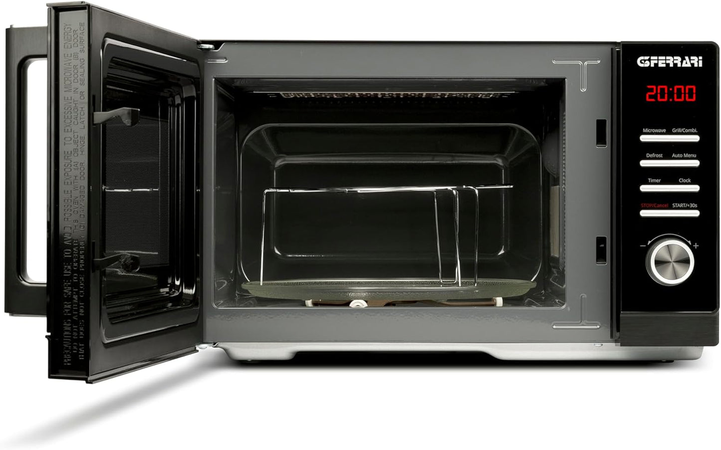 G3Ferrari SaporMio 25L" Combination Microwave 800 W Grill 1000 W LED Display Timer Black