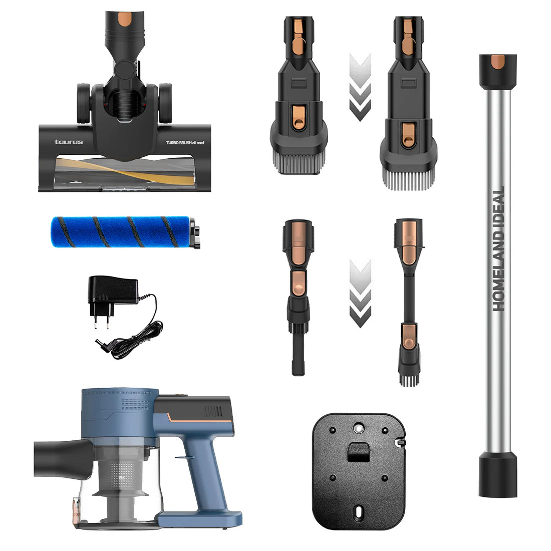 TAURUS STICK VACCUM CLEANER 150W LITHUM BATTERIES 22.2V