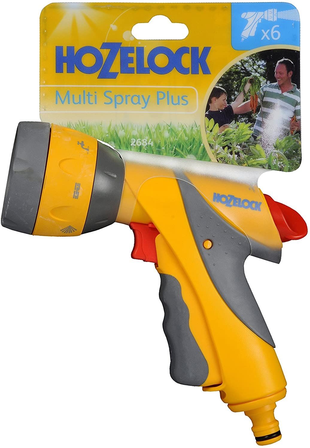 Hozelock Multi Spray Plus Gun With Connector 2684P000