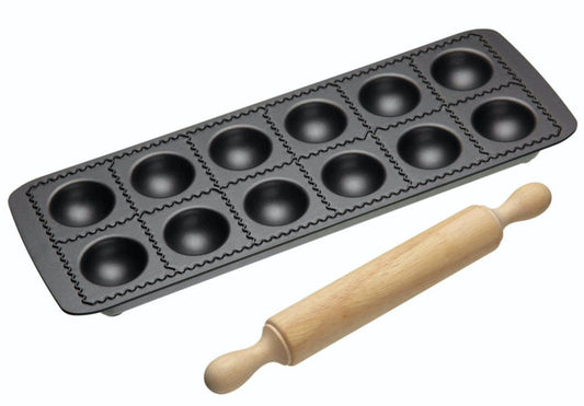 KitchenCraft World of Flavours Italian Non-Stick Ravioli Mould