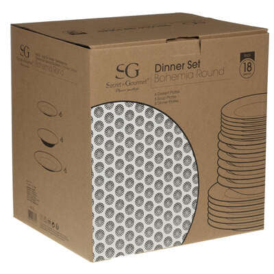 Secret de Gourmet Set 18P Bohemia Rond 154723C
