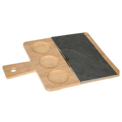JJA White Bamboo Appetizer Set 6Pcs 150083
