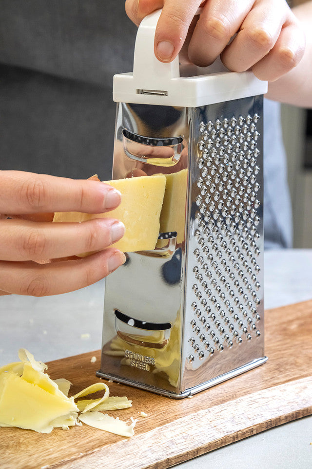 KitchenCraft BarCraft Stainless Steel 20cm Four Sided Box Grater