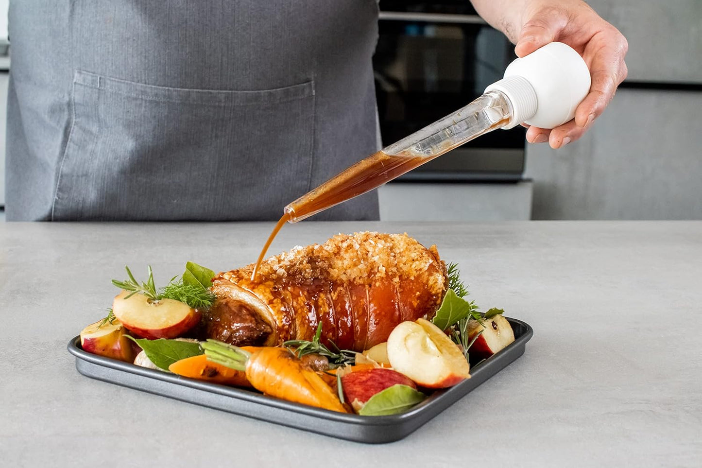KitchenCraft Deluxe Turkey Baster Acrylic 29 cm