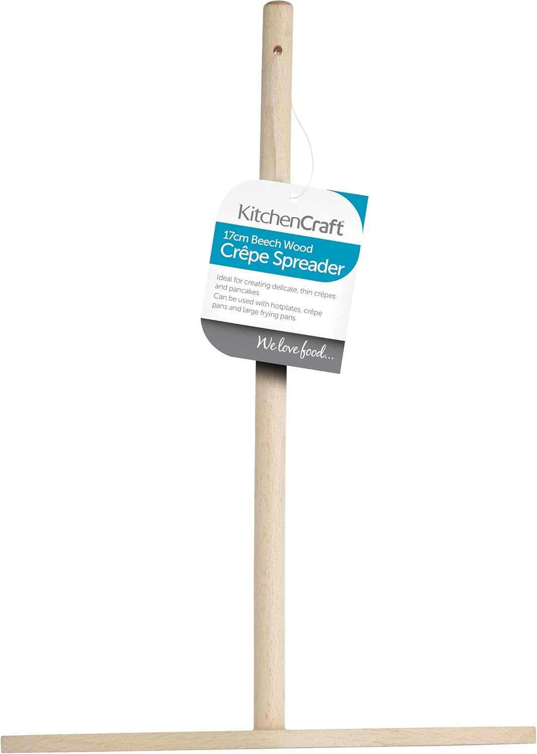 KitchenCraft eechwood Crépe Spreader, Beige
