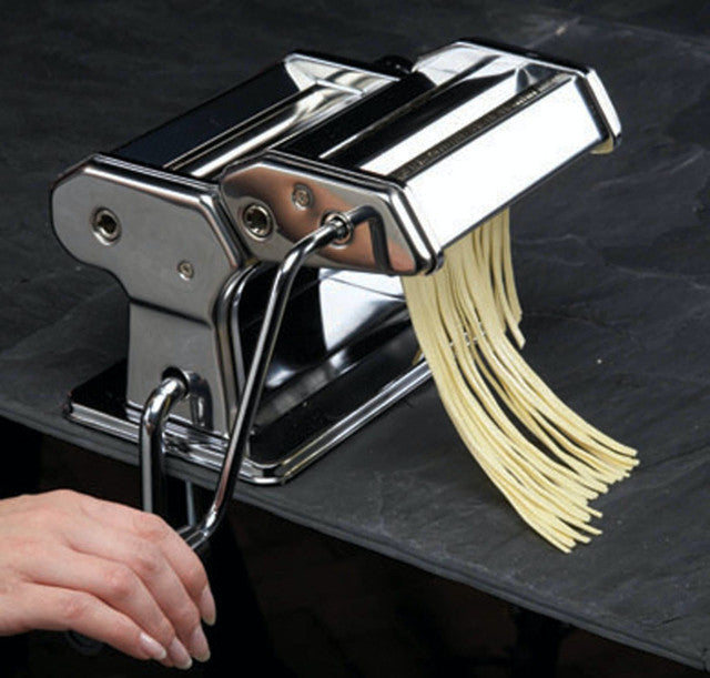 KitchenCraft World of Flavours Italian Deluxe Double Cutter Pasta Machine KCMACH2