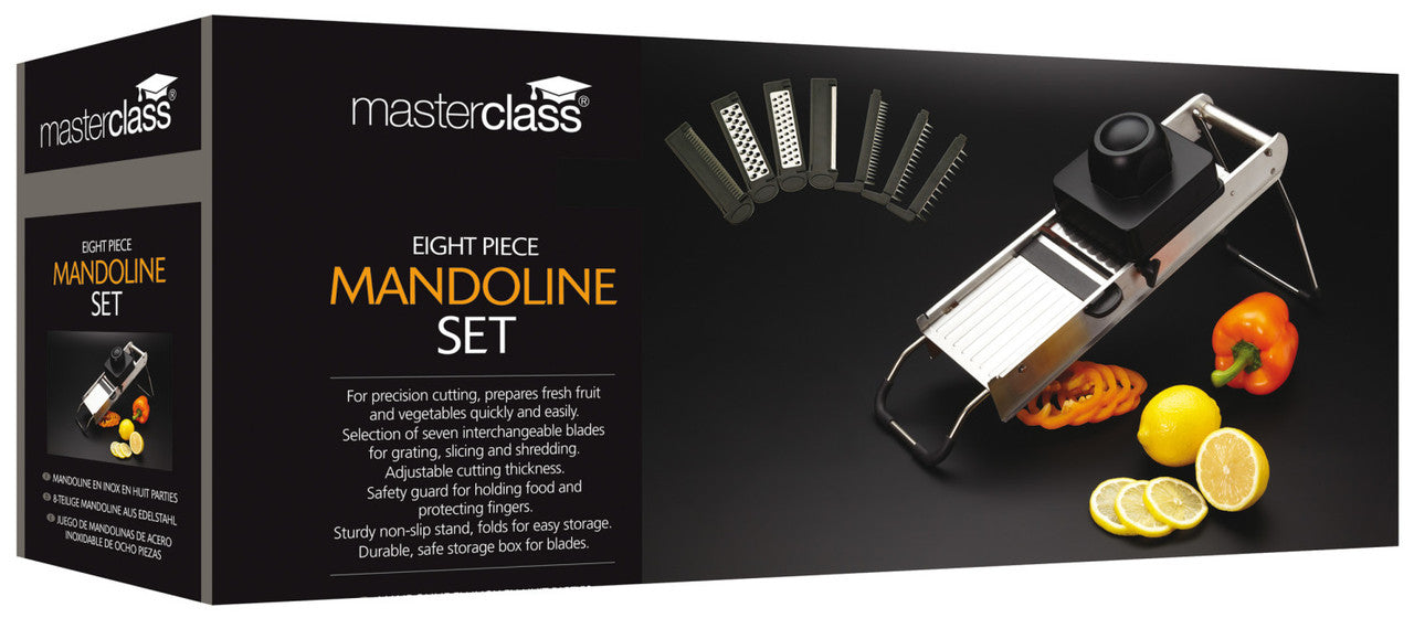 KitchenCraft MasterClass Stainless Steel Mandoline Set