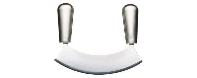 KitchenCraft MasterClass Acero Stainless Steel 18cm (7") Single Bladed Hachoir