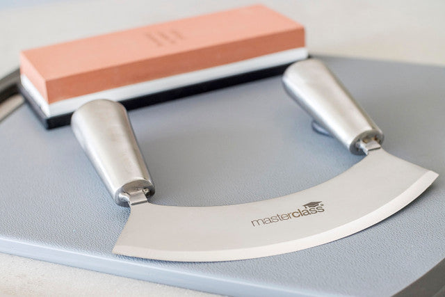 KitchenCraft MasterClass Acero Stainless Steel 18cm (7") Single Bladed Hachoir
