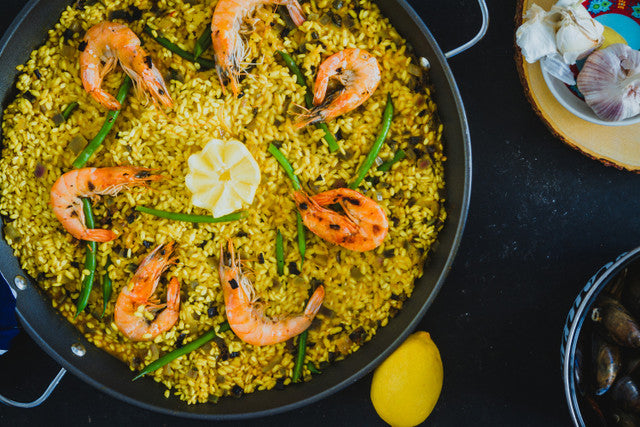 KitchenCraft World of Flavours Mediterranean 46cm Paella Pan
