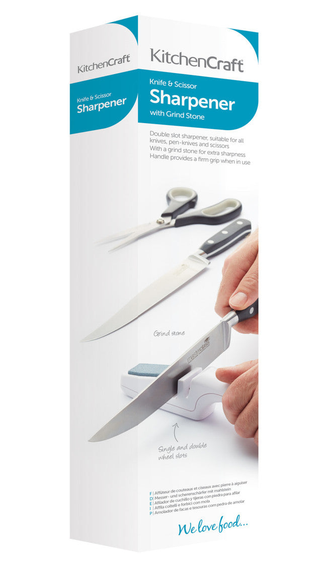 KitchenCraft Knife and Scissor Sharpener KCSHARPENER