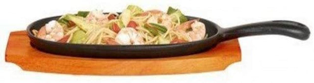 KitchenCraft World of Flavours Oriental Iron Sizzle Platter