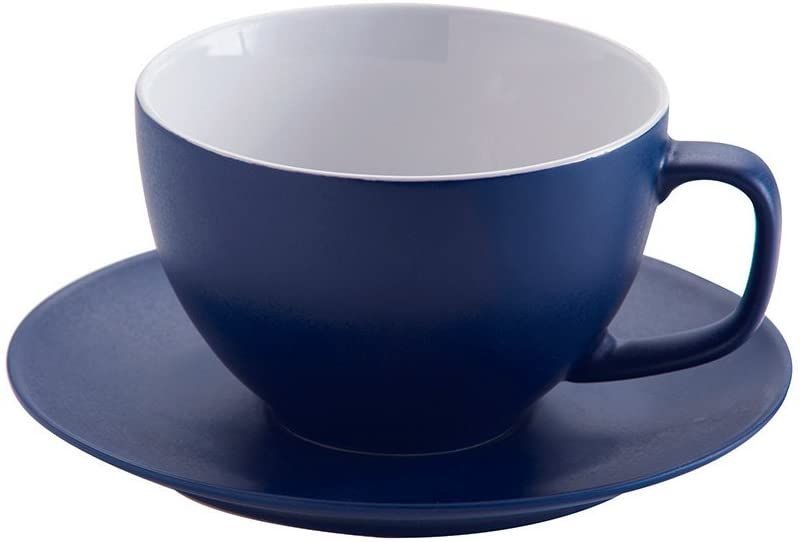 Kilner Price & Kensington Matt Navy Large Cup and Saucer