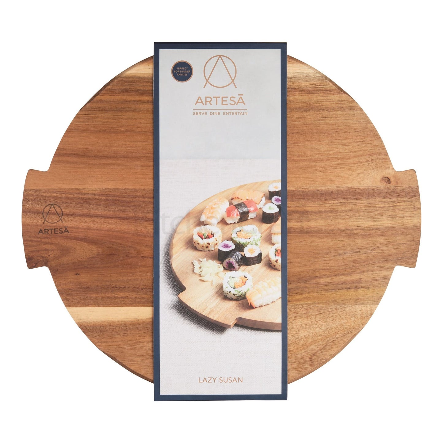 KitchenCraft Artesa Acacia Wood Lazy Susan ARTSUSAN - Home & Beyond