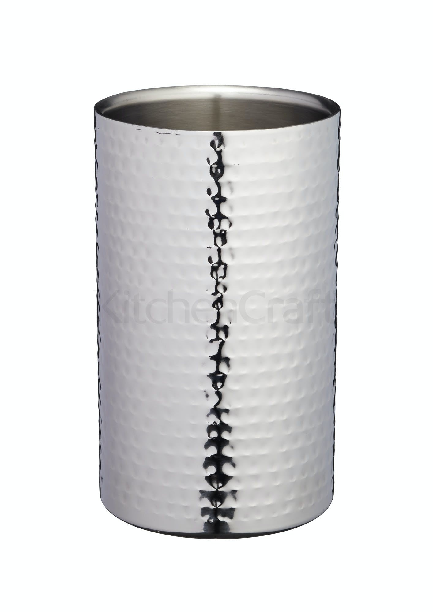 KitchenCraft BarCraft Stainless Steel Hammered Wine Cooler BCWCOOLHAM