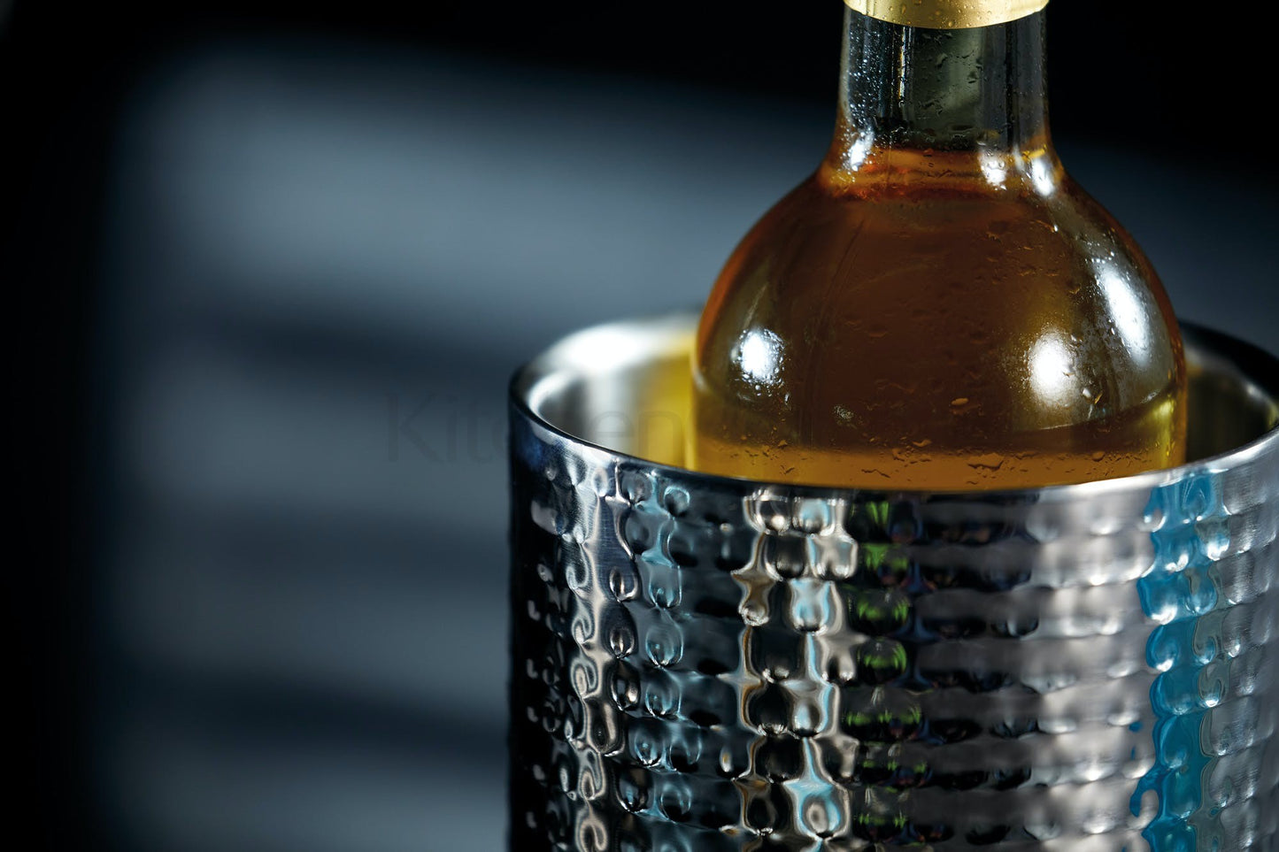 KitchenCraft BarCraft Stainless Steel Hammered Wine Cooler BCWCOOLHAM