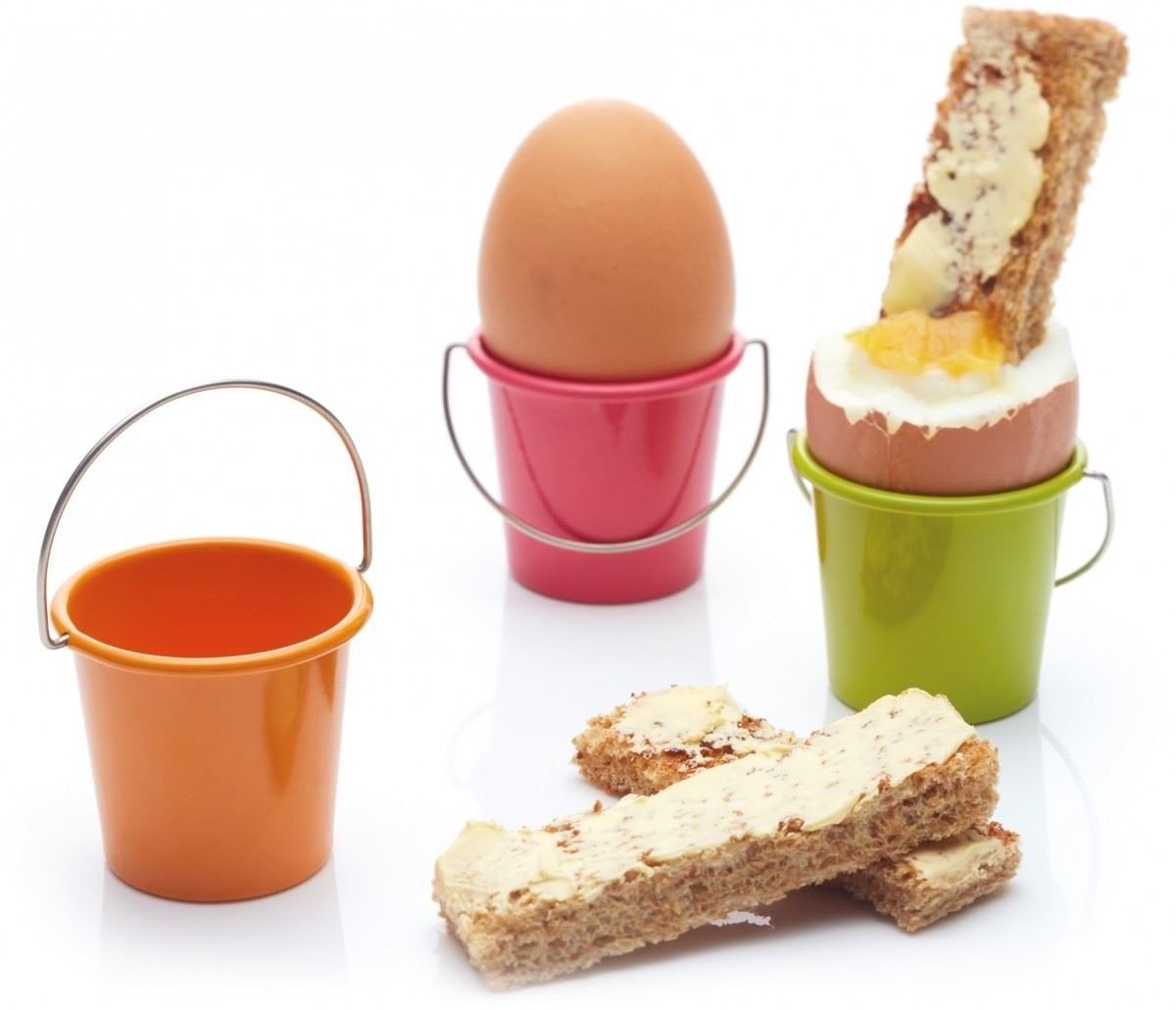 KitchenCraft ColourWorks Egg Buckets CWEBUCKDISP48