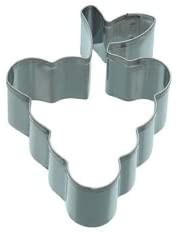 KitchenCraft Metal Cookie Cutter-Medium 8cm Grape Design KC3566