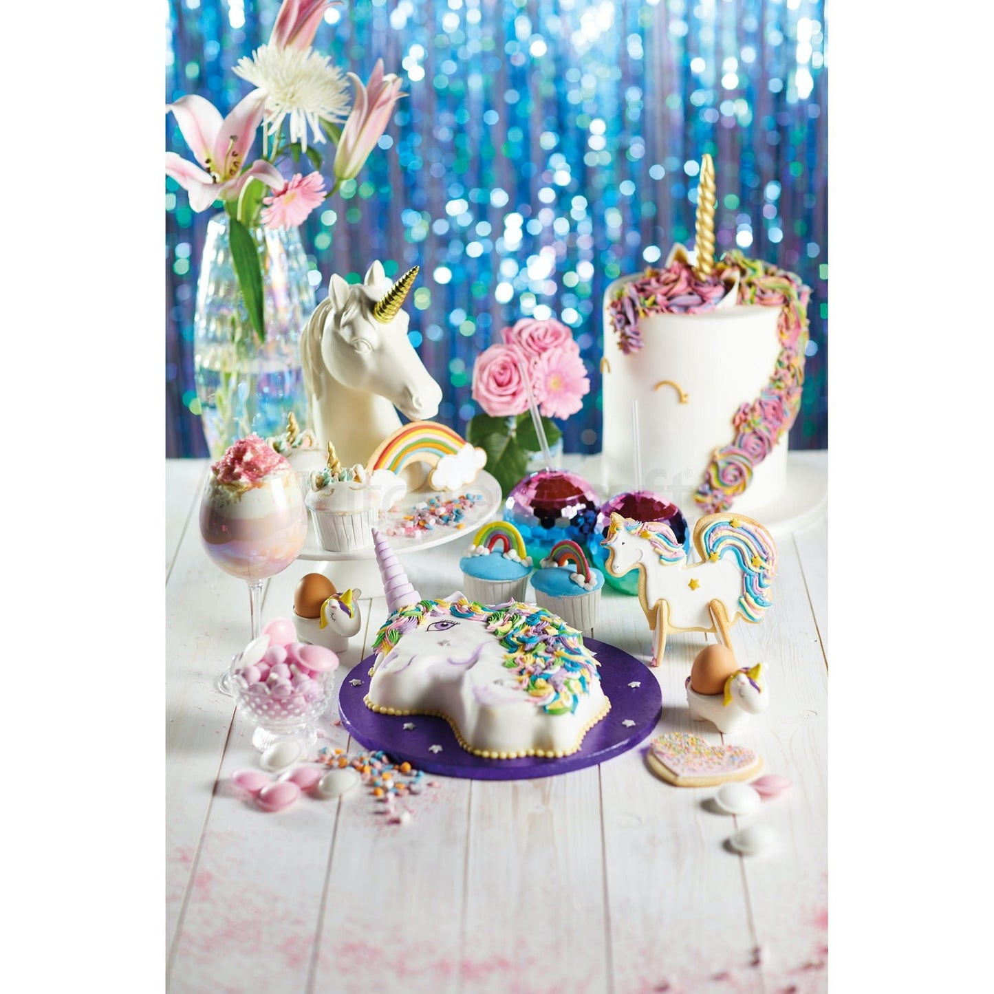 KitchenCraft Sweetly Does It 3D Unicorn Cookie Cutters SDICCUNICORN