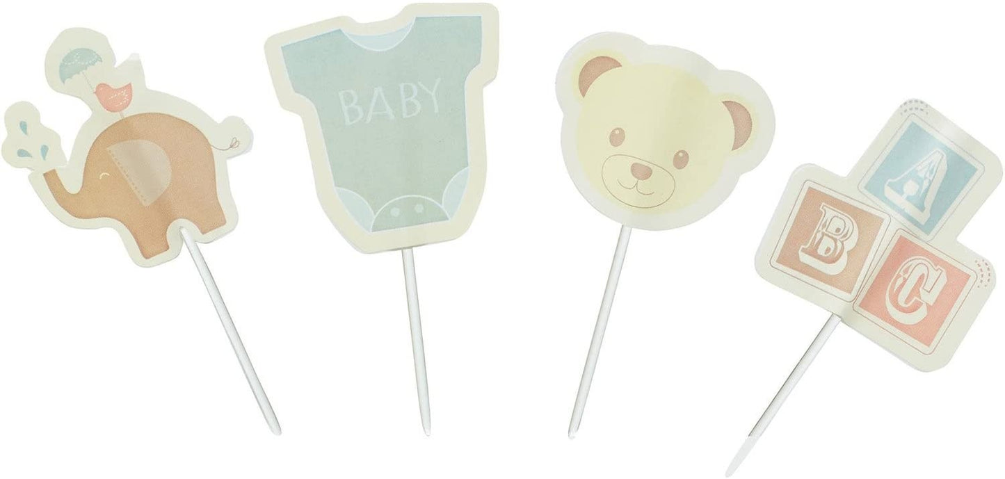 KitchenCraft Sweetly Does It Baby Cupcake Kit, Paper, Red/Green SDBCCDEC48PC