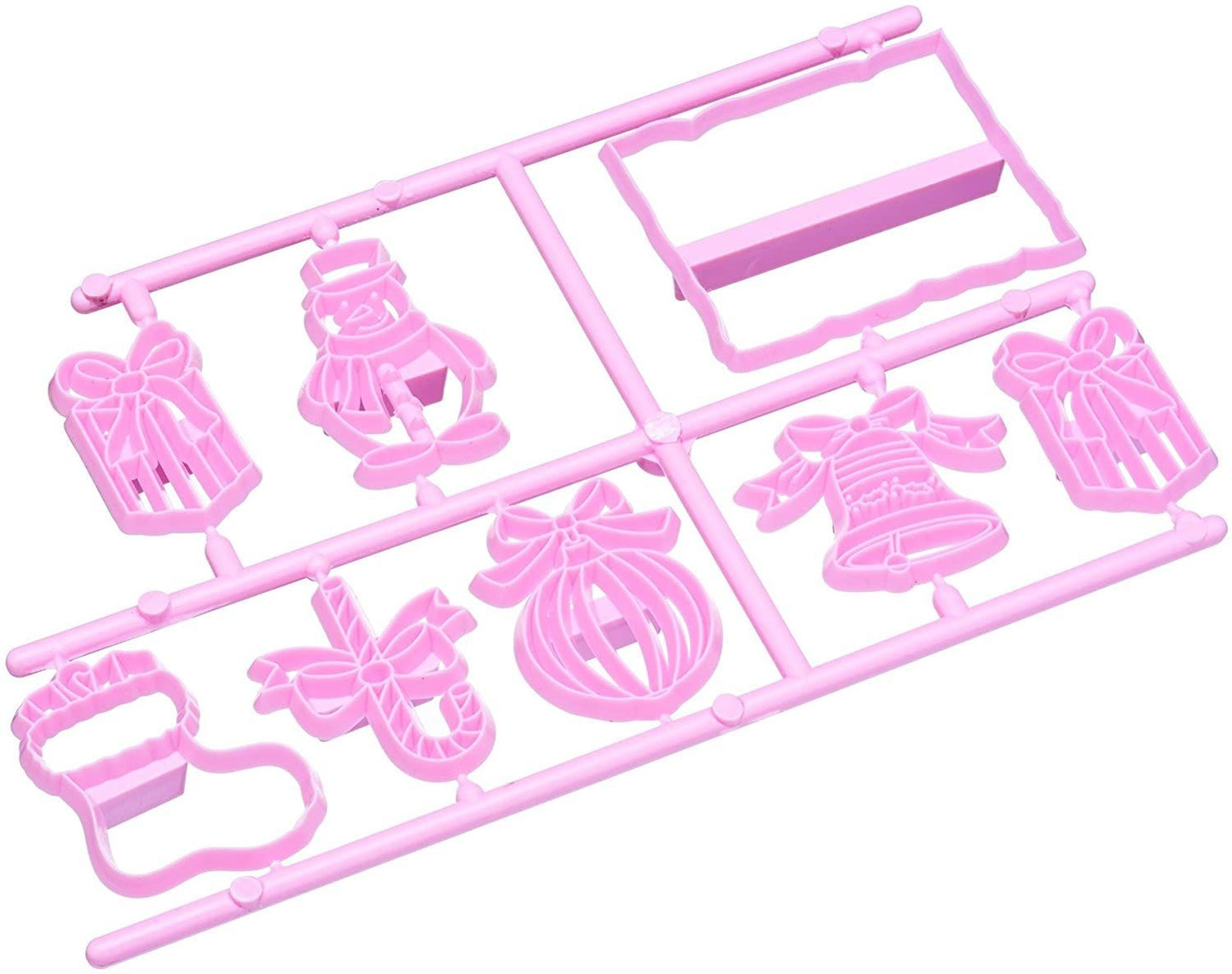 KitchenCraft Sweetly Does It Christmas 3D Embossing Cutters SDICUTXMAS