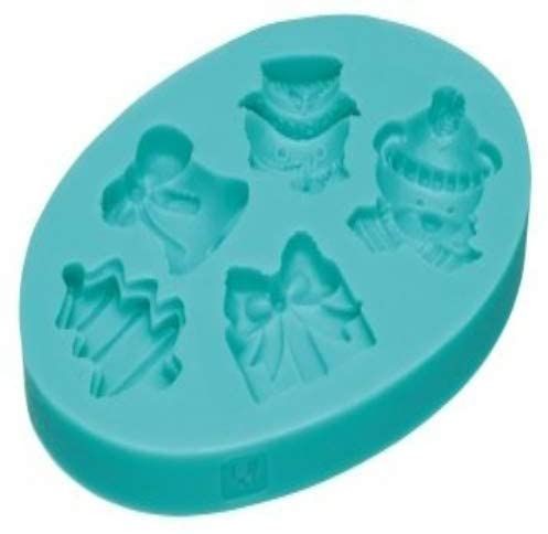 KitchenCraft Sweetly Does It Christmas Silicone Fondant Mould SDIFM09