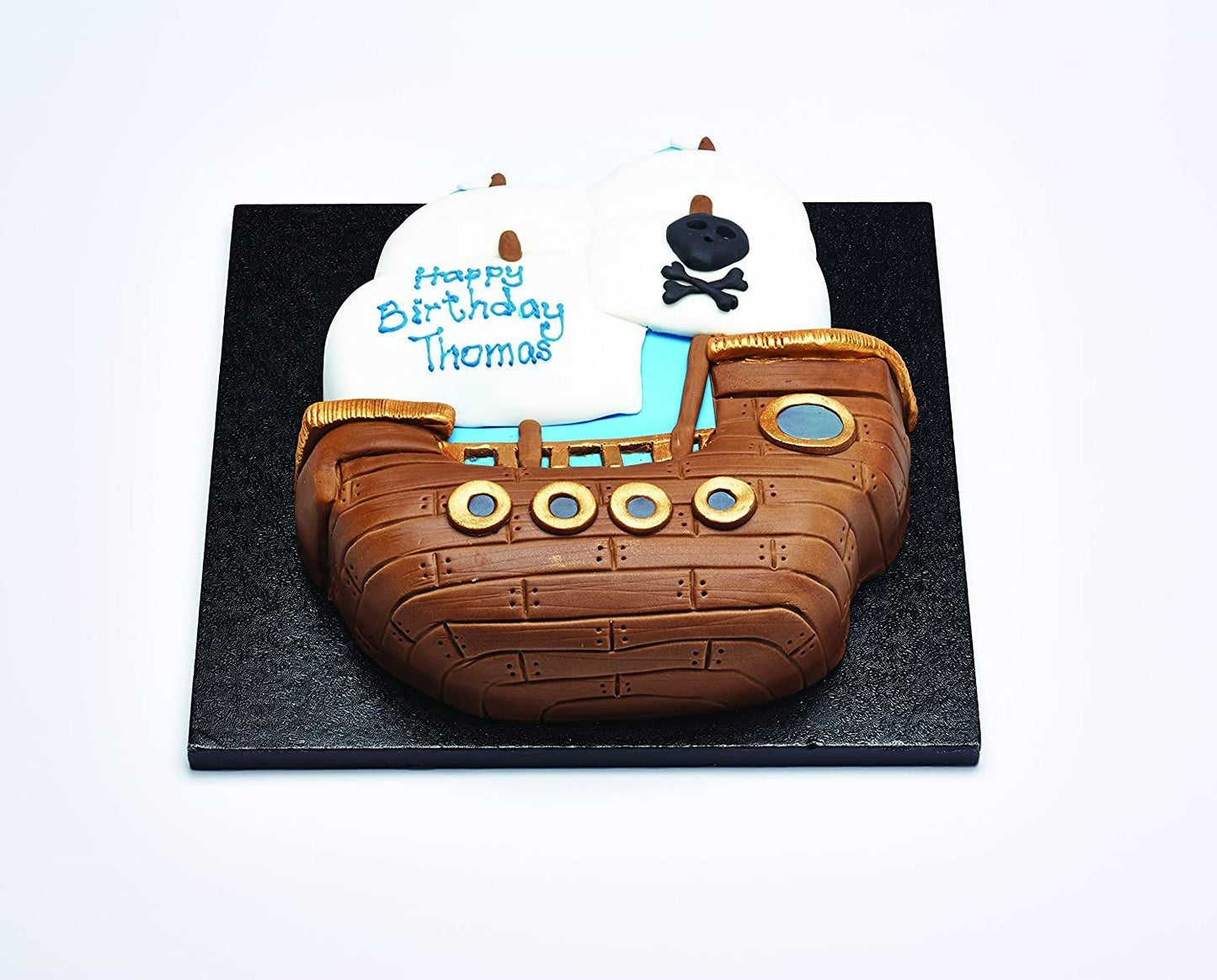 KitchenCraft Sweetly Does It Pirate Ship Shaped Cake Pan 29 x 25.5 x 5cm SDICPANSHIP