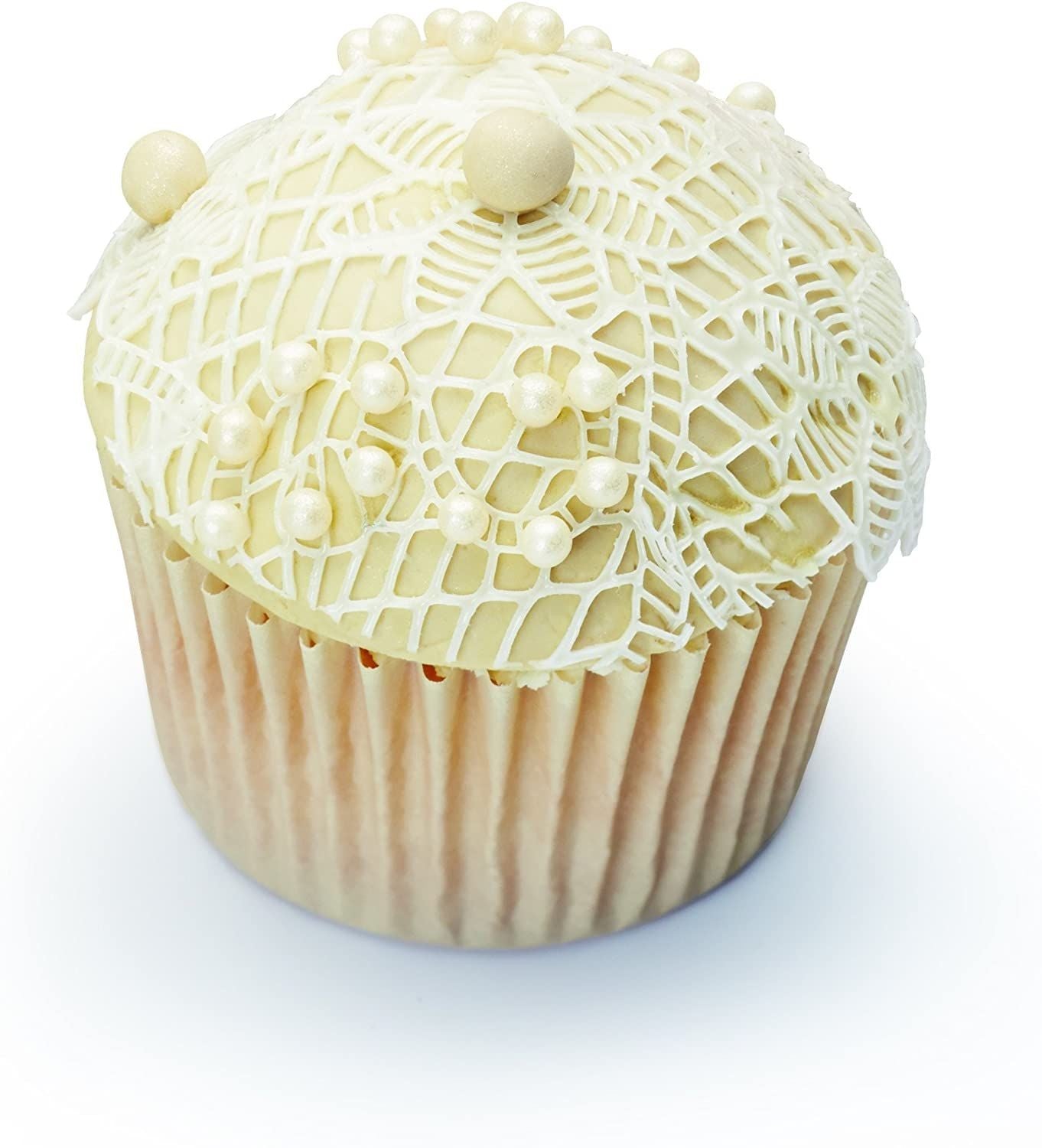 KitchenCraft Sweetly Does It Silicone Large Floral Lace Icing Mould, Pink SDILACEMAT04