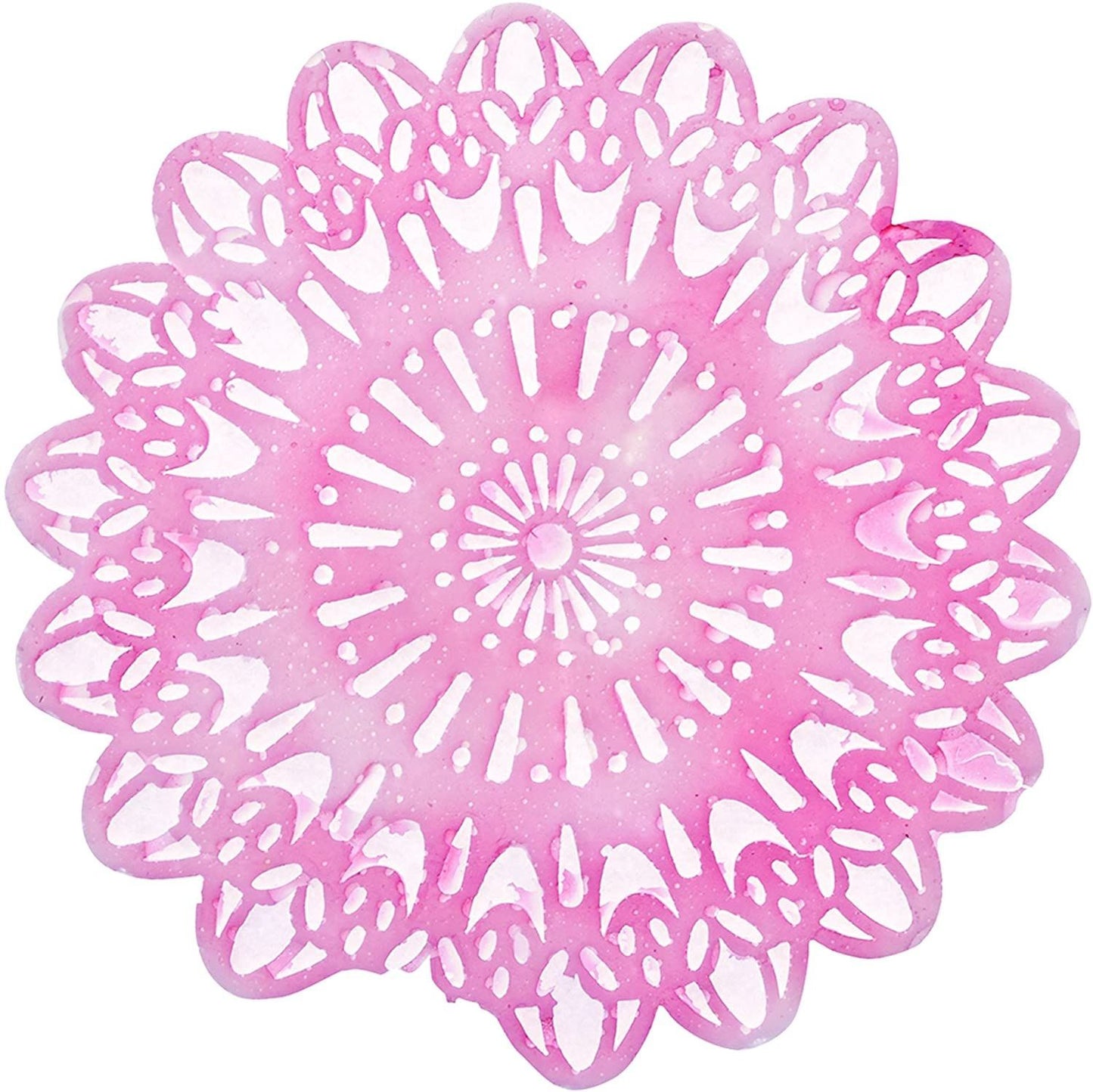 KitchenCraft Sweetly Does It Silicone Spiral Lace Icing Mould, Pink SDILACEMAT07